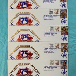 Tucson Arizona Rodeo Parade Diamond Jubilee Cachets